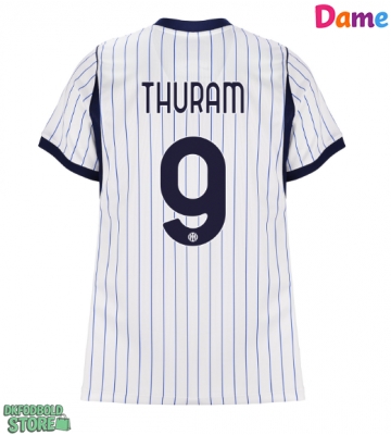 Inter Milan Marcus Thuram #9 Replika Udebanetrøje Dame 2026-27 Kortærmet